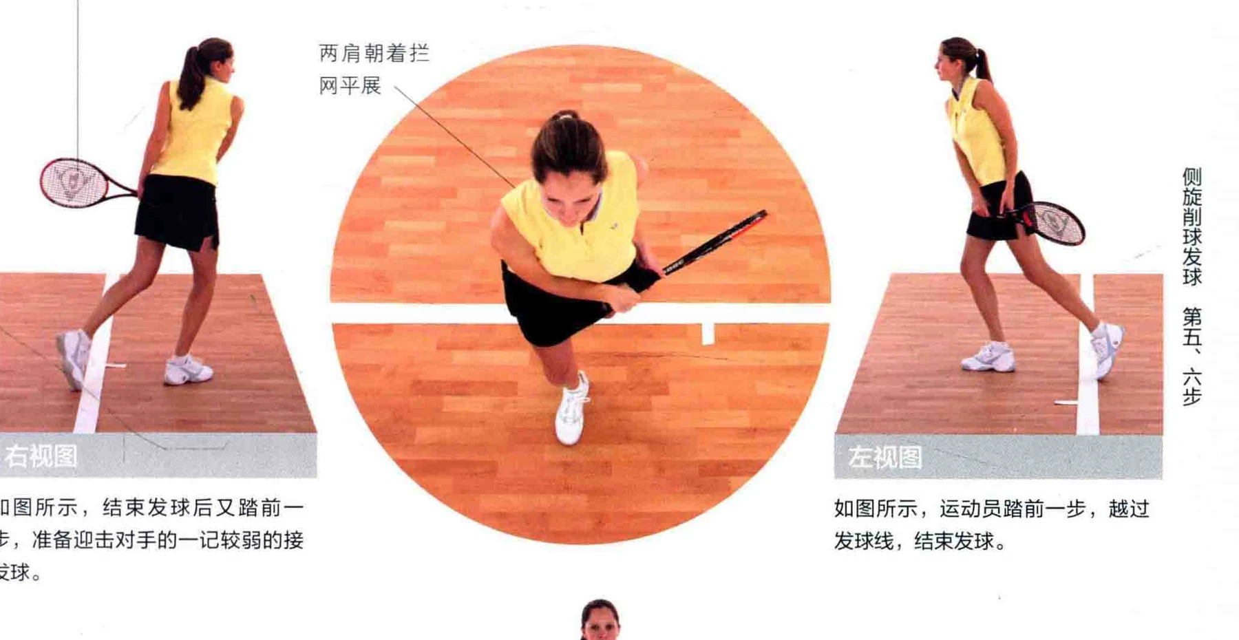 动作示范 · 多角度视图