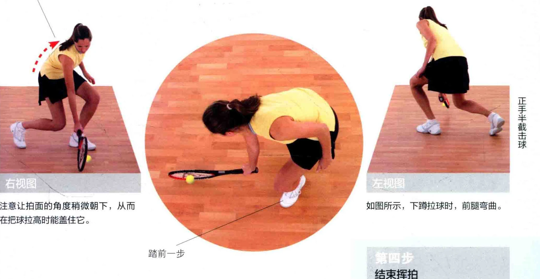 动作示范 · 多角度视图