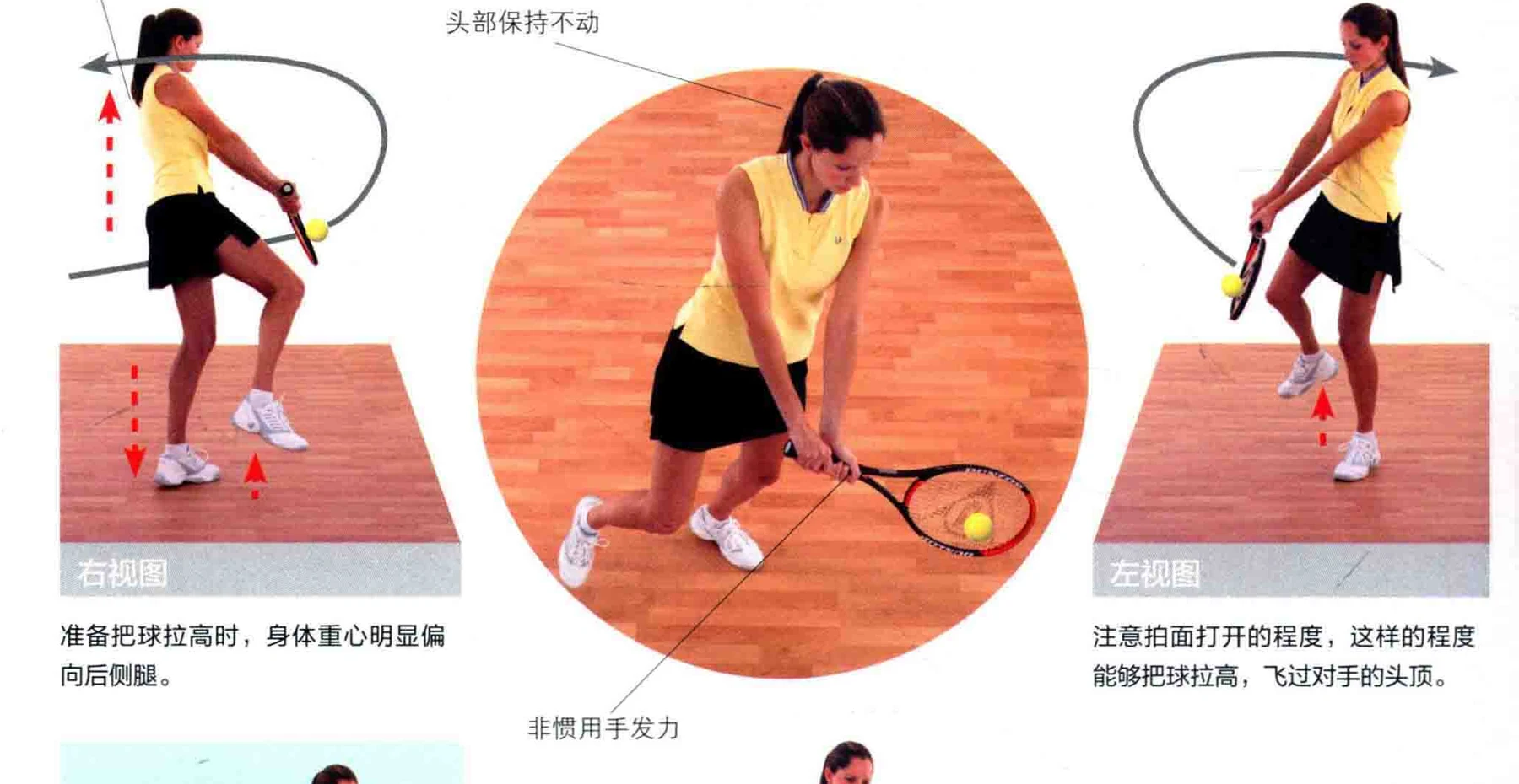 动作示范 · 多角度视图