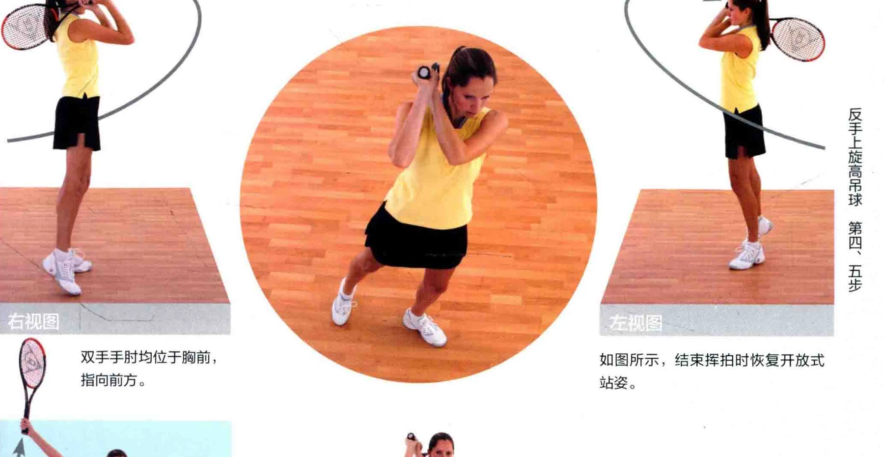 动作示范 · 多角度视图